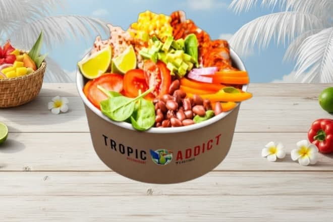 Tropic Bowl Froid — Fusion antillaise-mexicaine