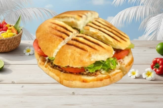Gros Agoulou Burger — sandwich antillais signature de Tropic Addict