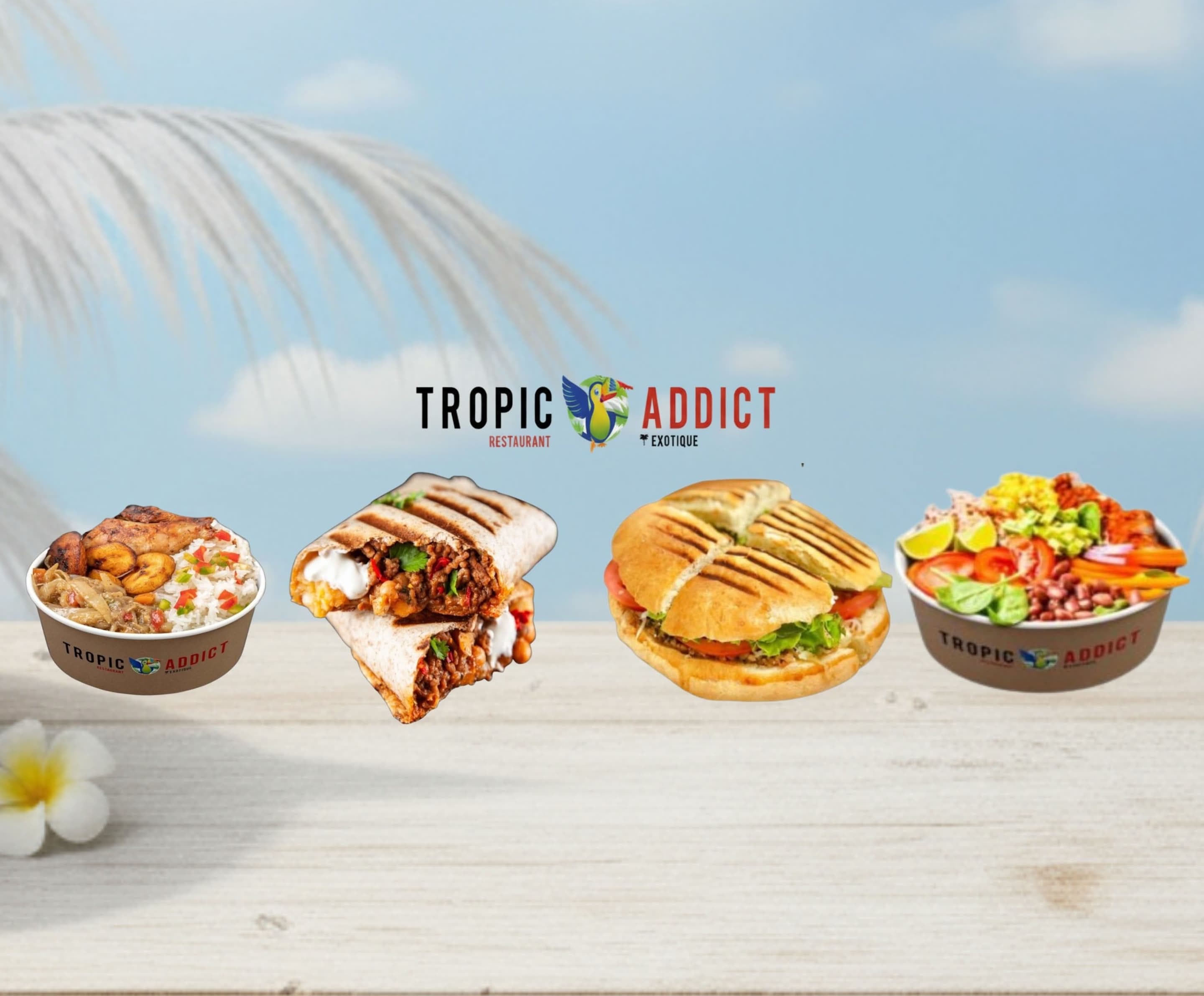 Cuisine fusion afro-caribéenne-mexicaine Tropic Addict Montpellier