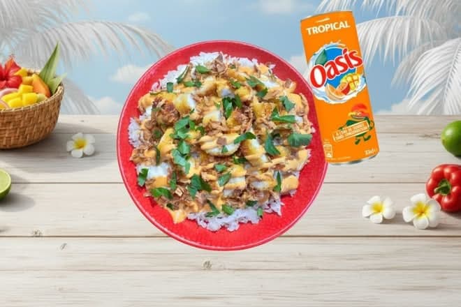 Poulet Crousty — spécialité africaine inspirée du poulet yassa